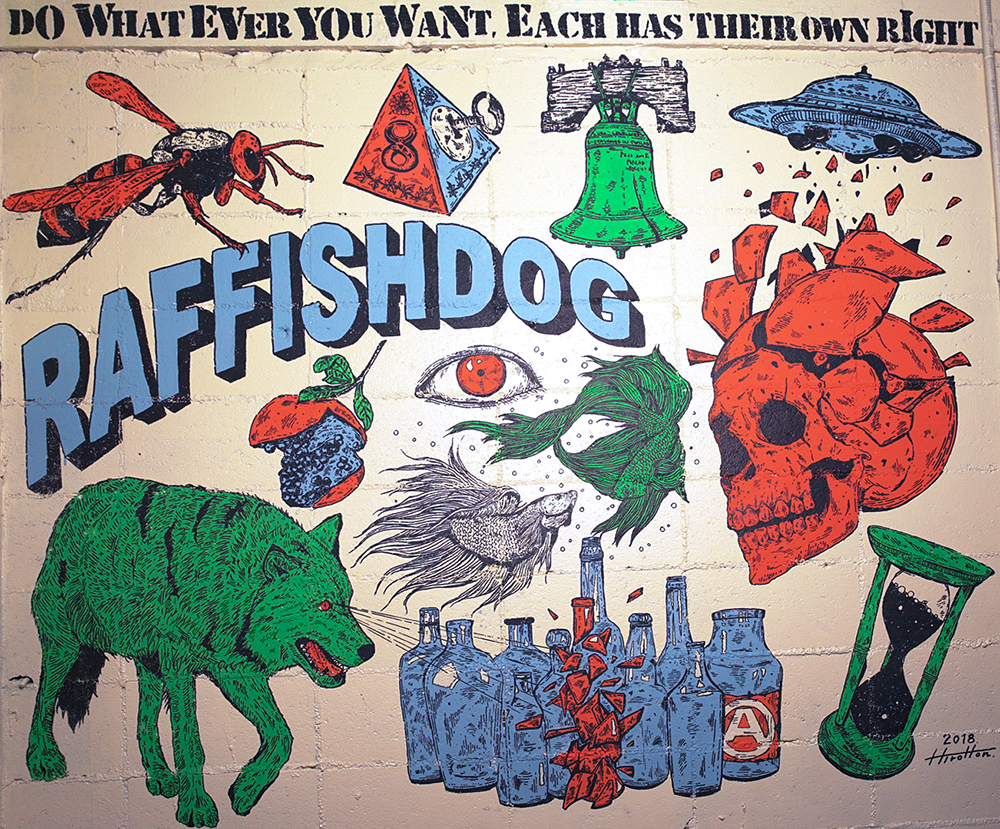 Raffish Dog Mural