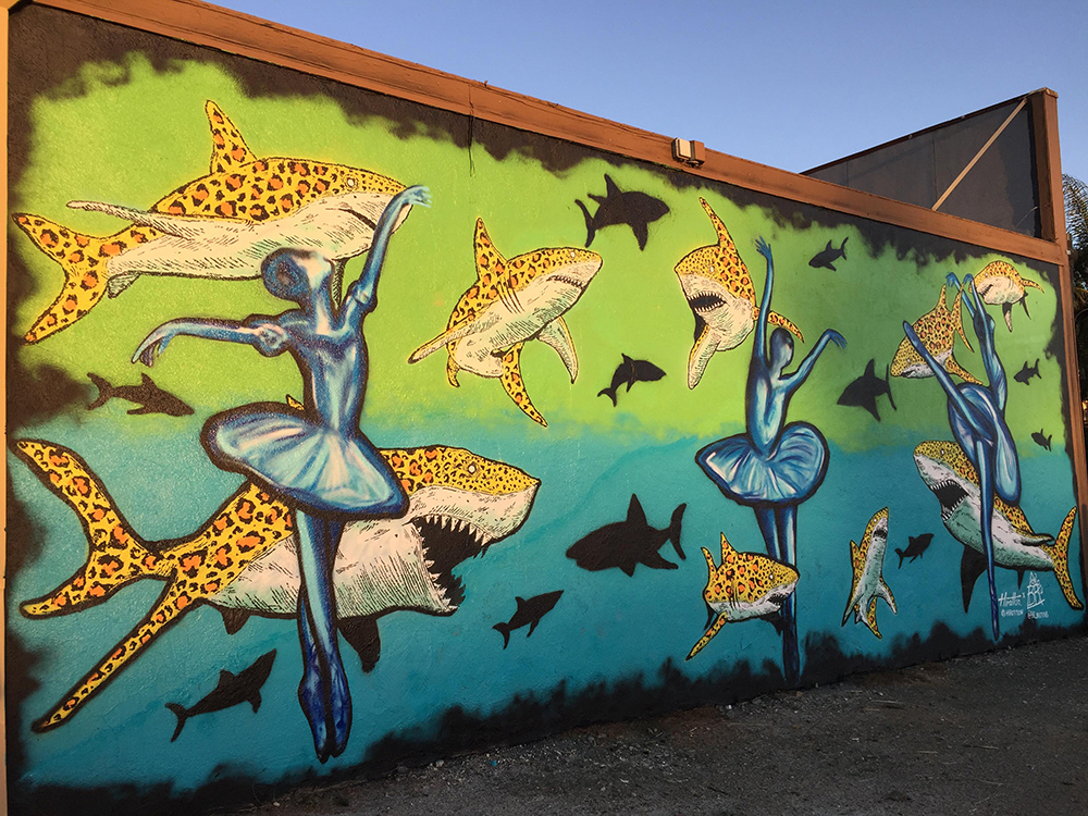 BB Bastidas x Hirotton Mural in Oceanside CA