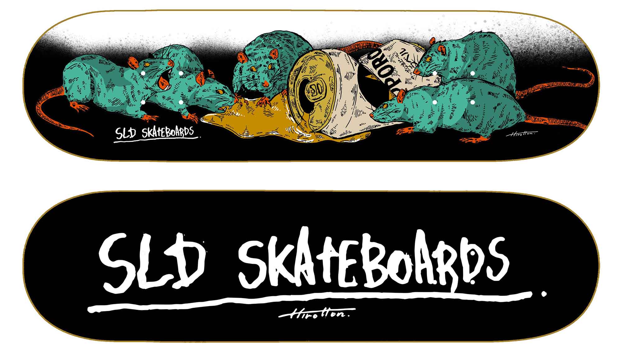 SLD Skateboards BEER RATS