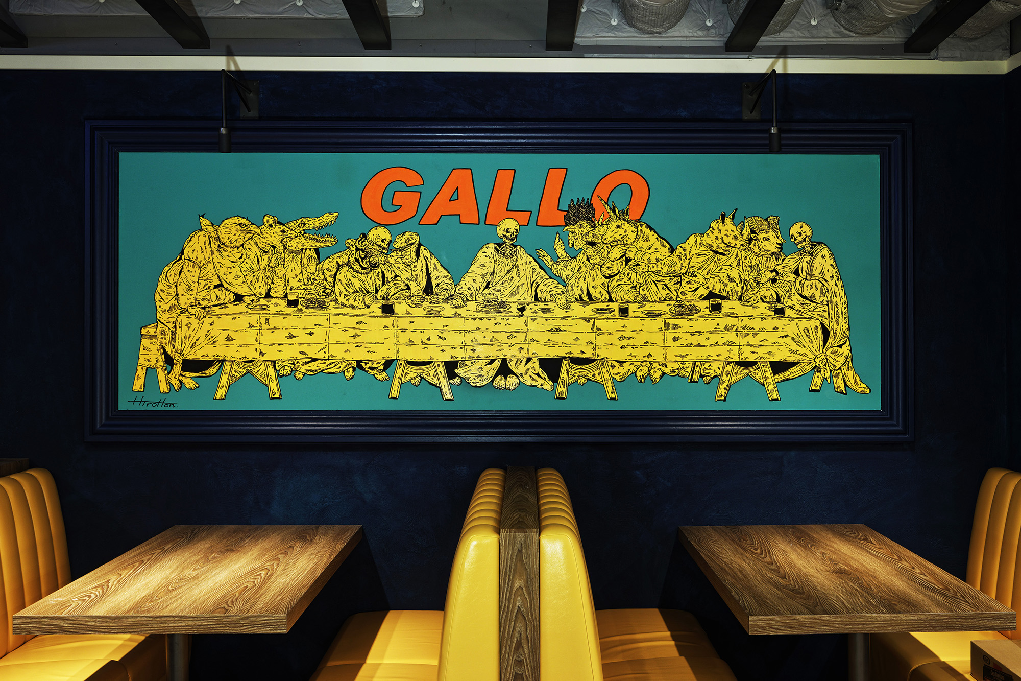 Gallo Diner 阪神梅田本店 H1000mm x W2700mm