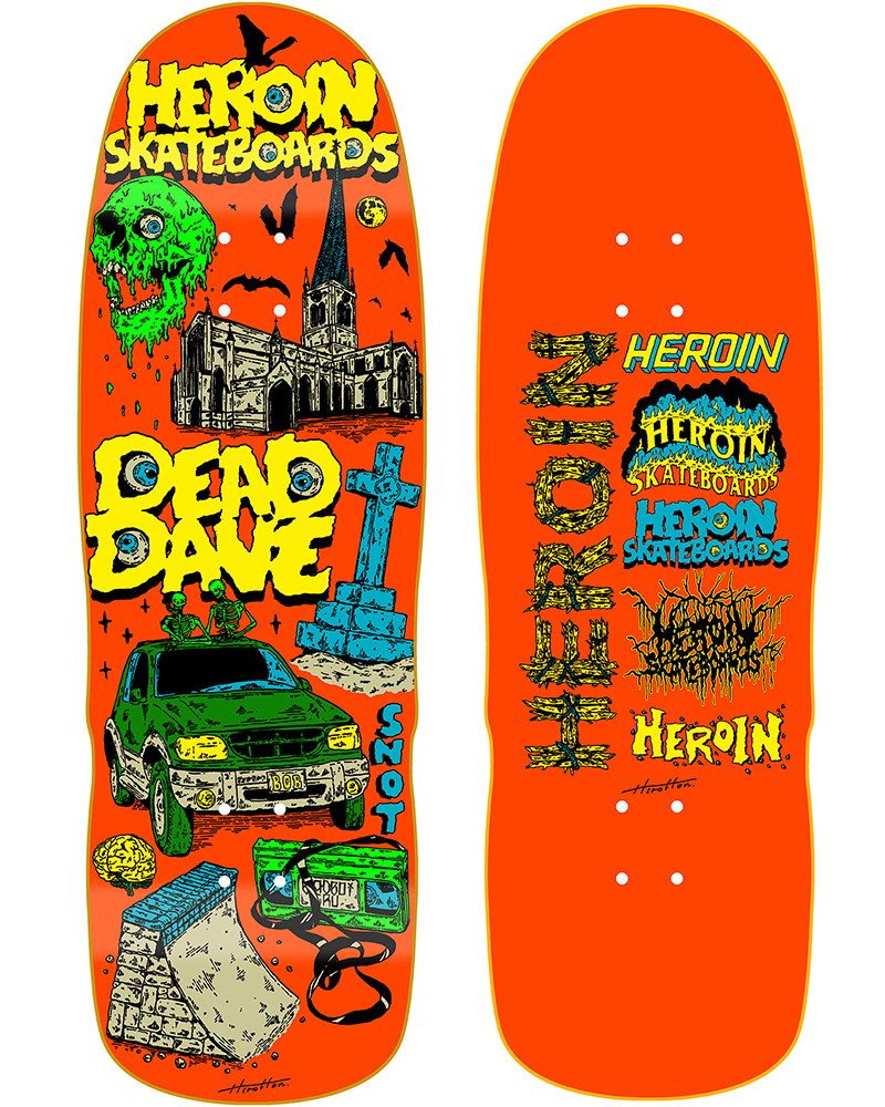 Heroin Skateboards ‘LIFE’ series Dead Dave Model