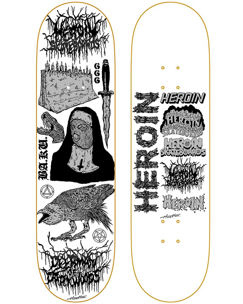 Heroin Skateboards ‘LIFE’ series DEERMAN Model