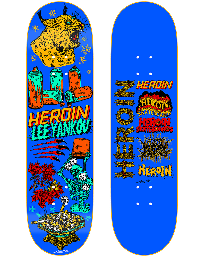 Heroin Skateboards ‘LIFE’ series Lee Yankou Model